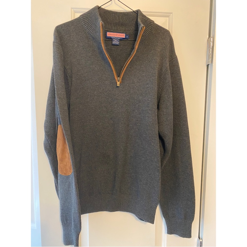 Gray quarter zip men’s size S Vineyard Vines Pullover